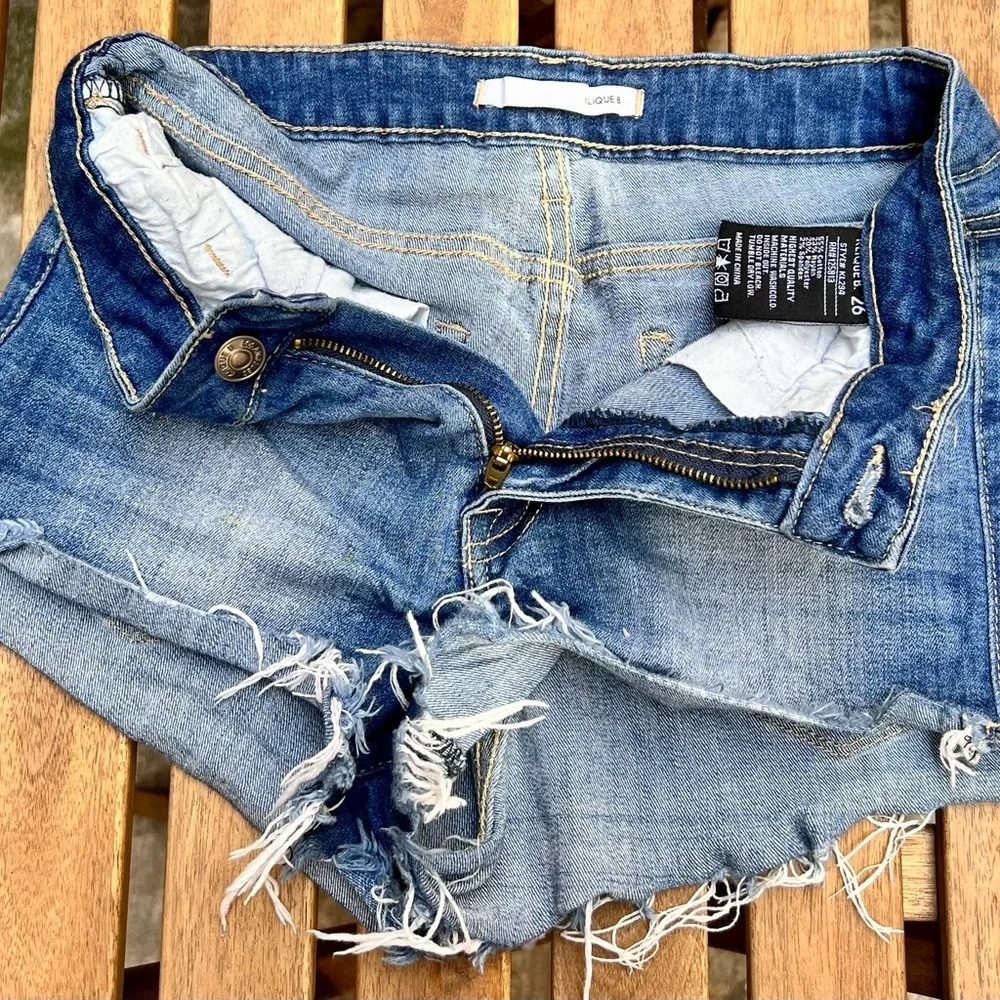 KLIQUE B. Denim Shorts